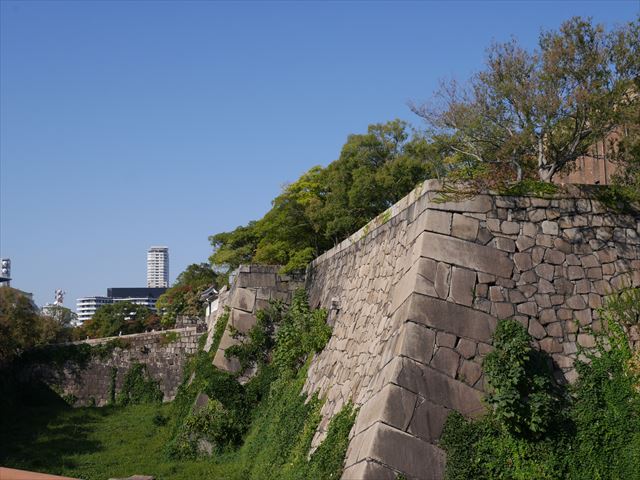 大阪城内堀（空堀）