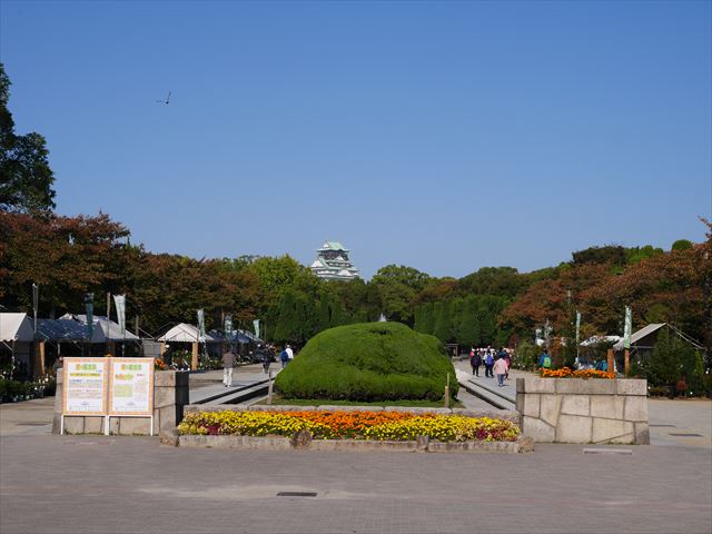 大阪城公園「森ノ宮駅より」