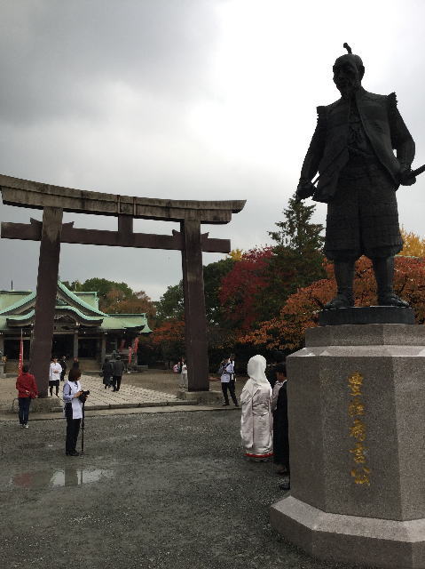 大阪・豊国神社、結婚式の様子