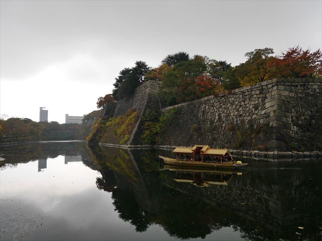 大阪城御座船が東内堀に入っていった