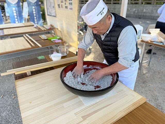 大阪城秋まつり2025「大阪城"砂場"そば打ち体験イベント」