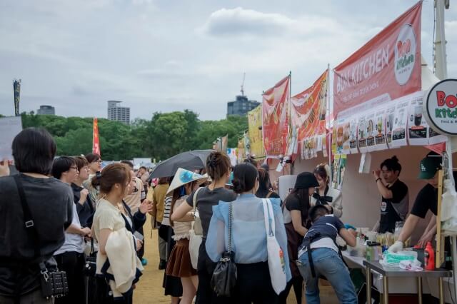 「ベトナムフェスティバル2026 in 大阪」ベトナム料理などの飲食ブース